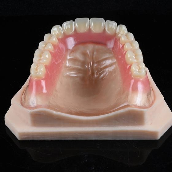 Pink Clear Flexible Denture (Vertex)